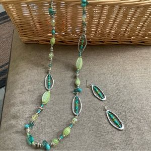 Chicos necklace and earring set